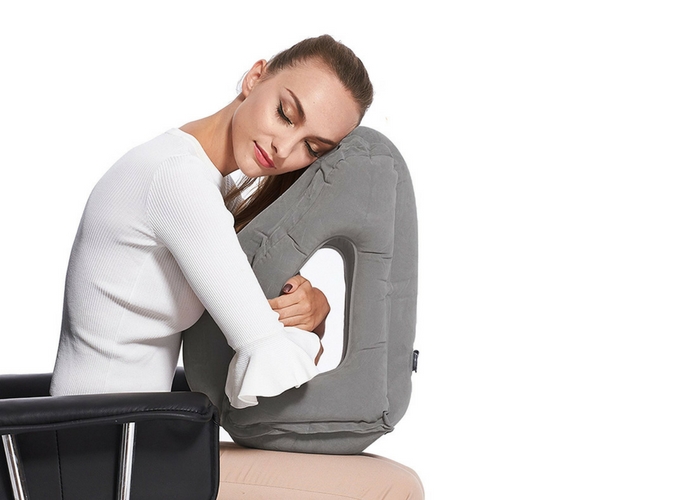 forward sleeping travel pillow