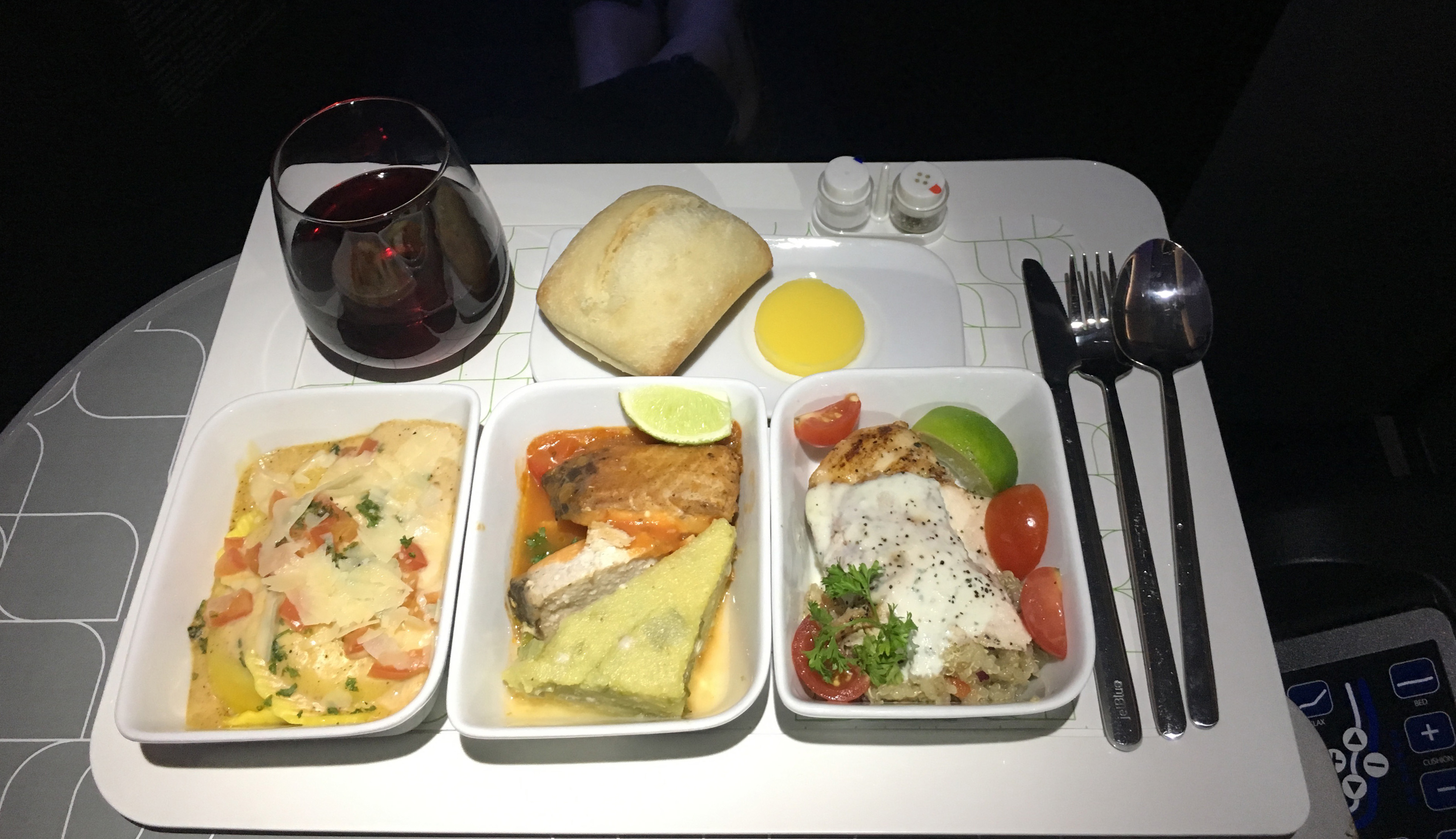 JetBlue mint food